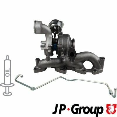 JP GROUP Lader, Aufladung inkl. Dichtungssatz für SKODA VW SEAT AUDI VAG 038145771AG 03G253014HV 03G253010JX 1117800610