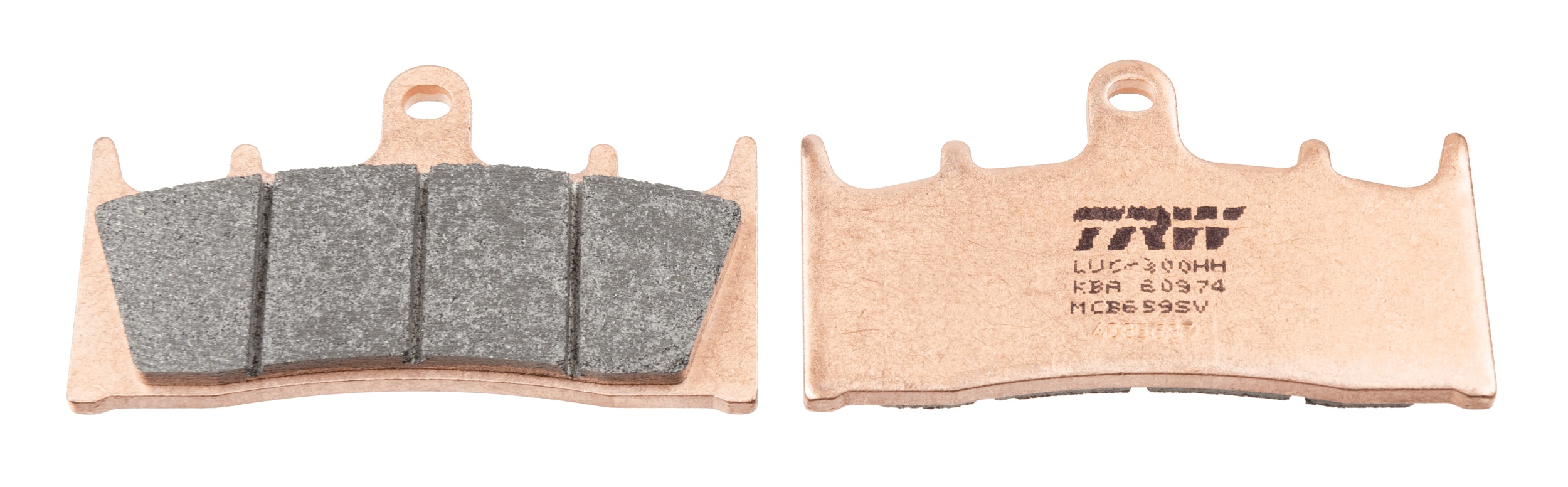 TRW Bremsbelagsatz, Scheibenbremse MCB659SV vorne rechts links für KAWASAKI MOTORCYCLES SUZUKI Image