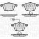 MAGNETI MARELLI Bremsbelagsatz, Scheibenbremse vorne rechts links für SKODA VW SEAT AUDI FORD JZW698302CC 7M3698151B 1151377 363916060262
