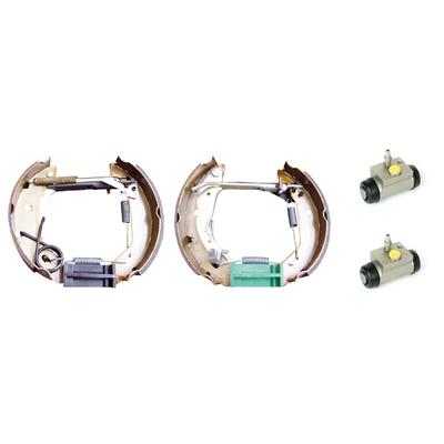 BREMBO Bremsbackensatz KIT & FIT hinten rechts links vormontiert für MERCEDES-BENZ KFSMERC001 K 50 003