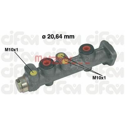 METZGER Hauptbremszylinder CIFAM 20,6mm für FIAT 792895 71738443 792040 202-066