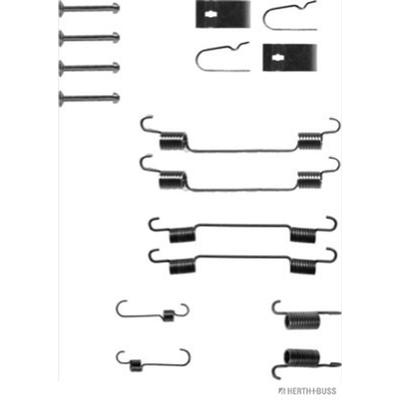 HERTH+BUSS JAKOPARTS Zubehörsatz, Bremsbacken hinten rechts links 16x für SUBARU SUZUKI J3568000