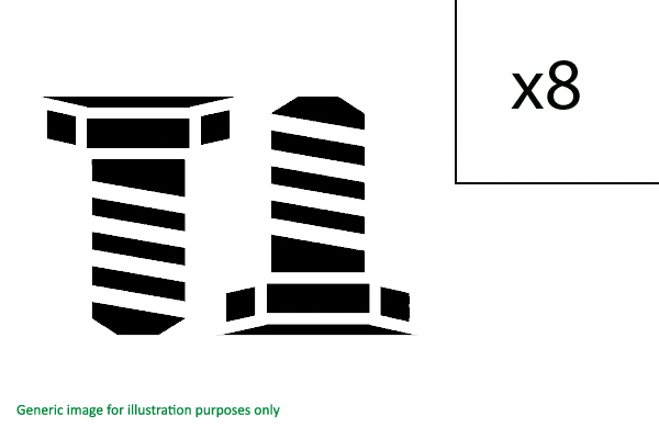 Schaeffler LuK Schraubensatz, Schwungrad 411 0194 10 für MAZDA FORD 6M347A771MA WE0116311 1449700 Image