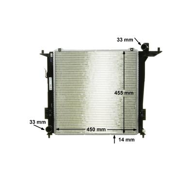 MAHLE Kühler, Motorkühlung BEHR HELLA SERVICE *** PREMIUM LINE für HYUNDAI KIA 253101H810 253101H800 CR 1368 000P Image