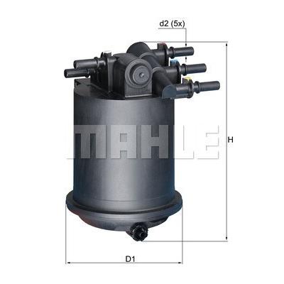 KNECHT Kraftstofffilter Ø104,8mm 104,8mm für RENAULT 8671014177 7700109585 8200416946 KL 414