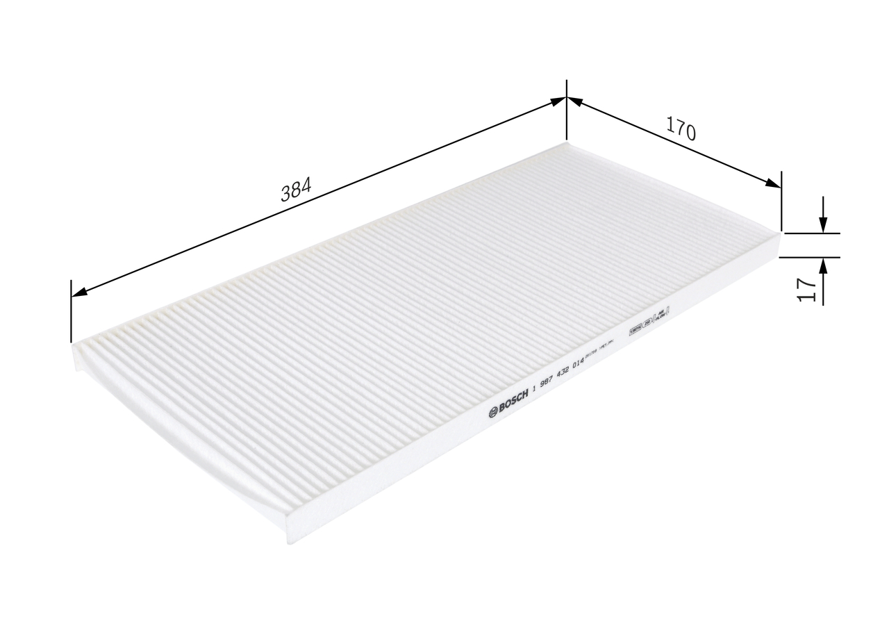 BOSCH Pollenfilter 1 (1 987 432 014) für FIAT Tempra LANCIA Dedra ALFA ROMEO 155