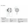 BOSCH Generator 14V 140A für SAAB 9-5 2.0 t 2.3 9-3 i Turbo SE Biopower BioPower