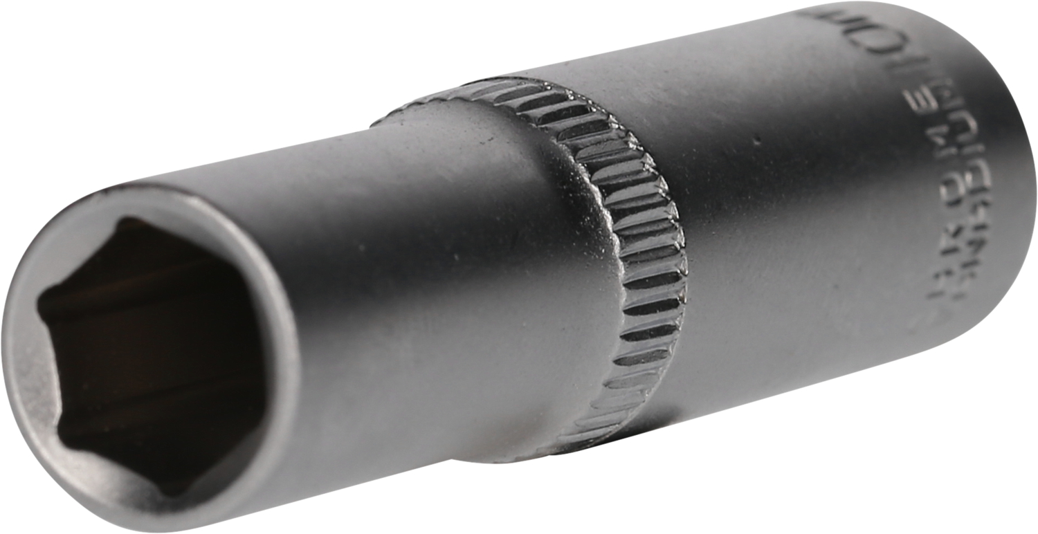 BRILLIANT TOOLS Steckschlüsseleinsatz 3/8 Sechskant-Stecknuss, lange Ausführung, 10 BT021822