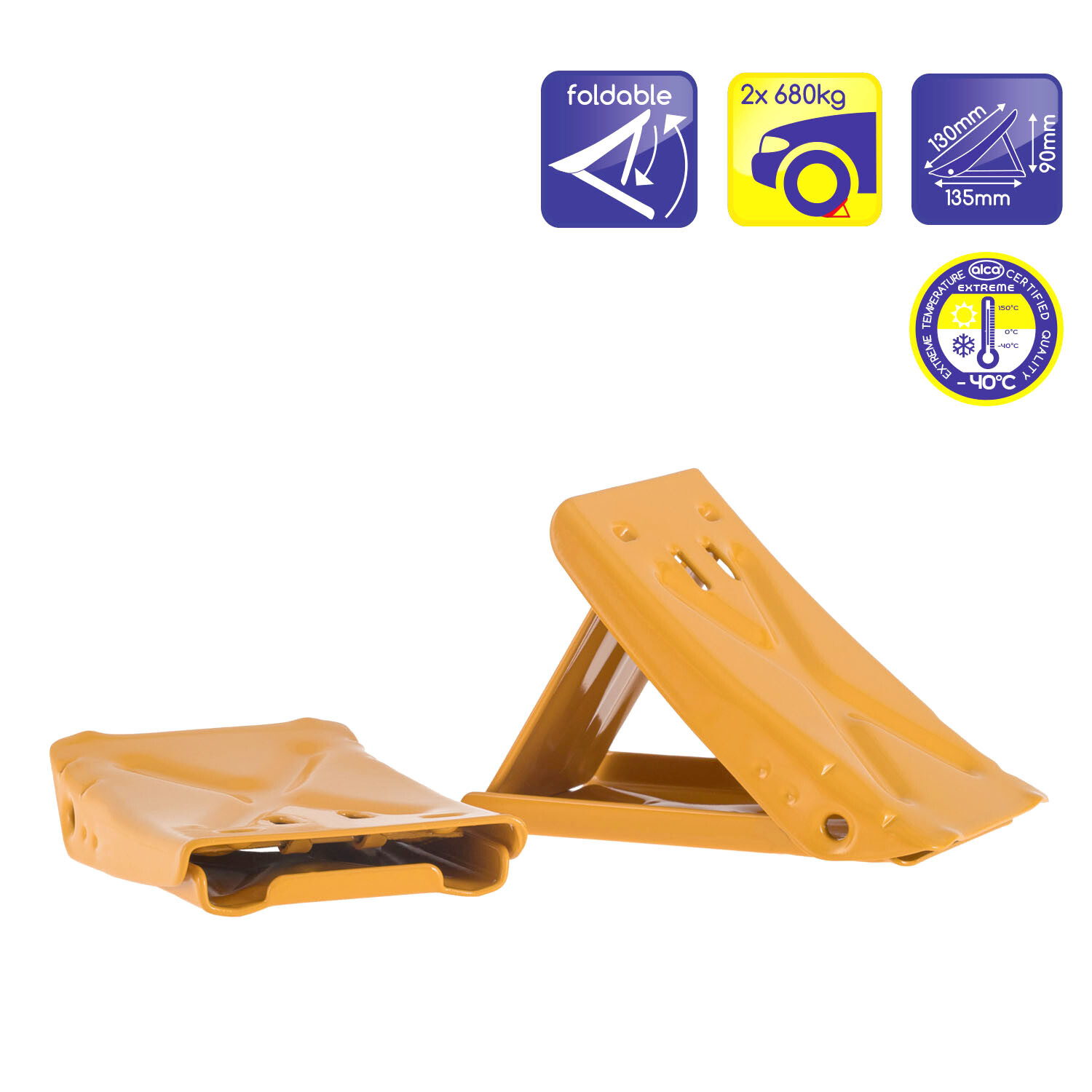 ALCA Unterleg-Keil Unterlegkeil 680kg 2St. 430000