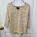 American Eagle Outfitters Sweaters | American Eagle | Chrochet Knit 100% Cotton | 3/4 Sleeve Sweater | Color: Cream | Size: S