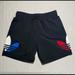 Adidas Swim | Adidas Black Male Swim Shorts With Red, White, And Blue Logos On Legs In Size S | Color: Black/Red | Size: S