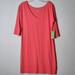 Lilly Pulitzer Dresses | Lilly Pulitzer Eliza Knit Dress Size Small Watermelon Pink 3/4 Sleeves V Neck | Color: Pink | Size: S