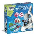 Clementoni - 19309 - Science and Game Lab - Science at the Microscope, Optical Microscope Laboratory with Over 50 Scientific Experiments for Children from 8 Years