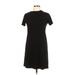 Trafaluc by Zara Casual Dress - Shift: Black Solid Dresses - Women's Size Medium