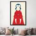 East Urban Home 'Penguin & Walrus' Graphic Art on Wrapped Canvas, Cotton in Black/Red/White | 48" H x 32" W x 1.5" D | Wayfair