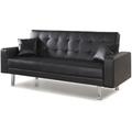 Banquette Clic Clac 3 places noir - Elbe Designetsamaison Noir