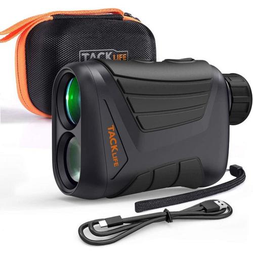 Tacklife - Golf-Entfernungsmesser, 900-Yard-Laser-Entfernungsmesser 7X für Golf, Jagd, Wandern,