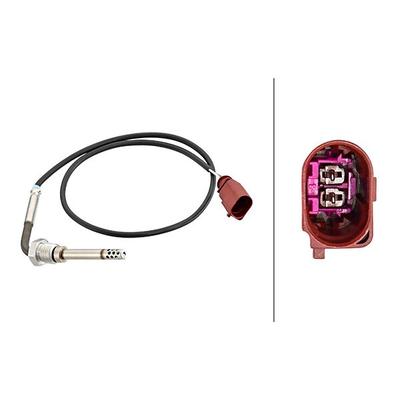 HELLA Sensor, Abgastemperatur geschraubt für VW AUDI 4H0906088F 6PT 358 181-651