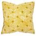 Jiti Indoor Lux Diamond Patterned Piped edge Square Accent Throw Pillow 20 x 20