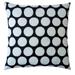 Jiti Indoor Childrens Kids Polka Dots Patterned Cotton Accent Square Throw Pillows 20 x 20