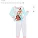 Disney Pajamas | Disney Princess Pj Set | Color: Blue/Pink | Size: 4tg