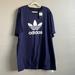 Adidas Shirts | Adidas Mens Originals Navy Blue Logo Tee Tshirt | Color: Blue | Size: 4xl