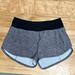 Lululemon Athletica Shorts | Euc Lululemon Heathered Gray Speed Up Shorts High Rise Size 6 | Color: Black/Gray | Size: 6