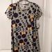 Lularoe Dresses | Lularoe Carly Dress Disney Minnie Mouse Xxs Nwt Soft Green Deep Purple Peach 2xs | Color: Green/Purple | Size: Xxs