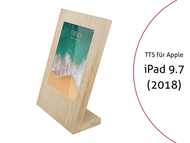TabLines TTS043 iPad Ständer Tisch Apple 9.7 (2018), Eiche Image