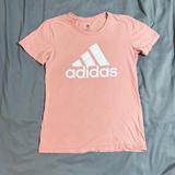 Adidas Tops | Adidas Tshirt | Color: Pink/White | Size: S