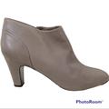 J. Crew Shoes | J. Crew Davos Gamma Italian Leather Bootie Size 8 1/2 | Color: Gray | Size: 8.5