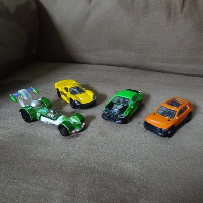 Disney Toys | Disney / Pixar ~ Teamsterz ~ Diecast Cars ~ Lot Of 4 | Color: Green/Orange/Yellow | Size: Os