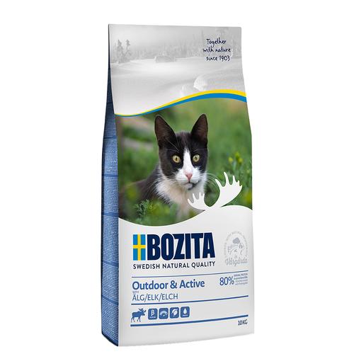 10kg Outdoor & Active Bozita Katzenfutter Trocken - 1kg gratis!