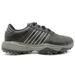 Adidas Shoes | Adidas 360 Bounce Black Leather Lace Up Soft Spike Golf Shoes Men's 8 | Color: Black | Size: 34
