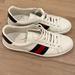 Gucci Shoes | Gucci Mens Ace White Sneaker | Color: White | Size: 10.5