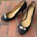 Coach Shoes | Coach Wanda Black Signature Heels 5.5 | Color: Black/Silver | Size: 5.5