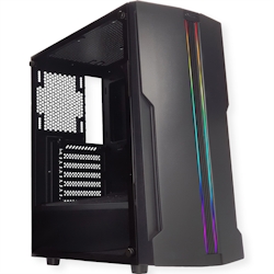 Xilence Xilent Blade X512.RGB Gaming PC Gehäuse, RGB ATX Midi Tower Image