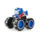 Transformers Optimus Prime Monster Treads Lightning Wheels Spielzeug | Leuchtendes Monster Truck Spielzeug mit Neonrädern | Blaues Spielzeug für Kinder, Jungen und Mädchen ab 3, 4, 5+ Jahren
