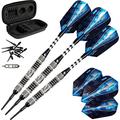 Viper by GLD Products Unisex's 21-3279-16 Viper Astro 80% Tungsten Soft Tip Dart Set with Case, Black Rings, 16 Grams