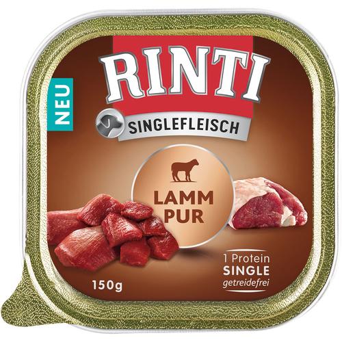 20x 150g RINTI Singlefleisch Lamm Pur Hundefutter nass