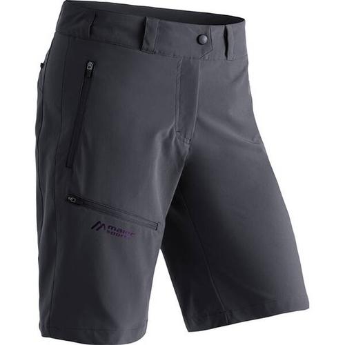 MAIER SPORTS Damen Bermuda Latit, Größe 42 in Schwarz