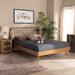 Baxton Studio Emiko Modern Walnut Brown Finished Wood Queen Size Platform Bed - Wholesale Interiors Emiko-Ash Walnut-Queen