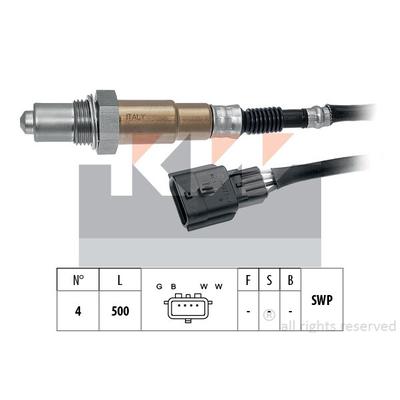 KW Lambdasonde Made in Italy - OE Equivalent für RENAULT DACIA MERCEDES-BENZ NISSAN 226A47260R A4155420100 22690-00Q1D 4