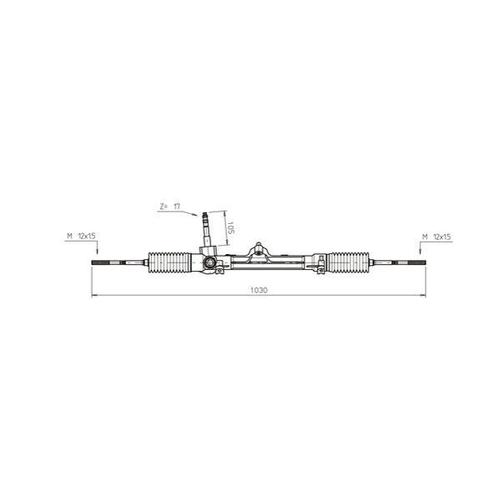 GENERAL RICAMBI Lenkgetriebe für FIAT 7790277 FI4111