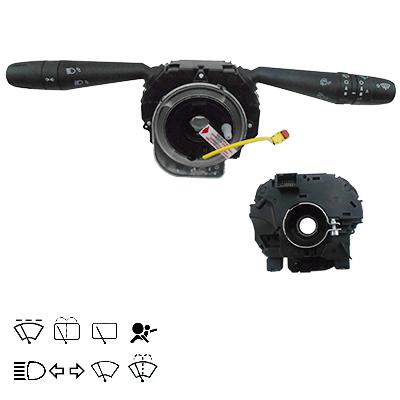 MEAT & DORIA Lenkstockschalter mit Airbag-Wickelfeder für ALFA ROMEO JEEP FIAT LANCIA CHRYSLER 5VV40LXHAA 735637417 735599599 23777