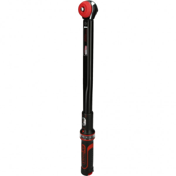 KS TOOLS Drehmomentschlüssel 3/8 ERGOTORQUE®precision Ratschen-Drehmomentschlüssel Drehknopf, 10-50Nm 516.1422