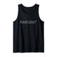 Dunkelbunt Schwarz Statement Gothic Sarkasmus Tank Top