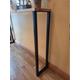 Console Table Legs hallway table entry table metal painted black raw steel CTBL/RWCT