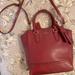 Coach Bags | Coach Legacy Leather Tote Crossbody Bag | Color: Purple/Red | Size: Os