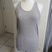 Athleta Tops | Athleta Gray Speedlight Textured Ruched Side Tank Top Sz S. Pre-Owned Condition, | Color: Gray | Size: S